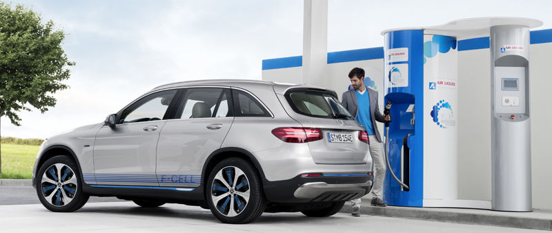 Mercedes-Benz GLC F-Cell Hydrogen Fuel Cell and Plug in Electric Preproduction Version 2017 